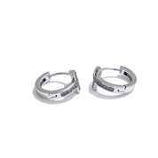Brincos de Argola de Cruz Banhado a Ouro 18k
