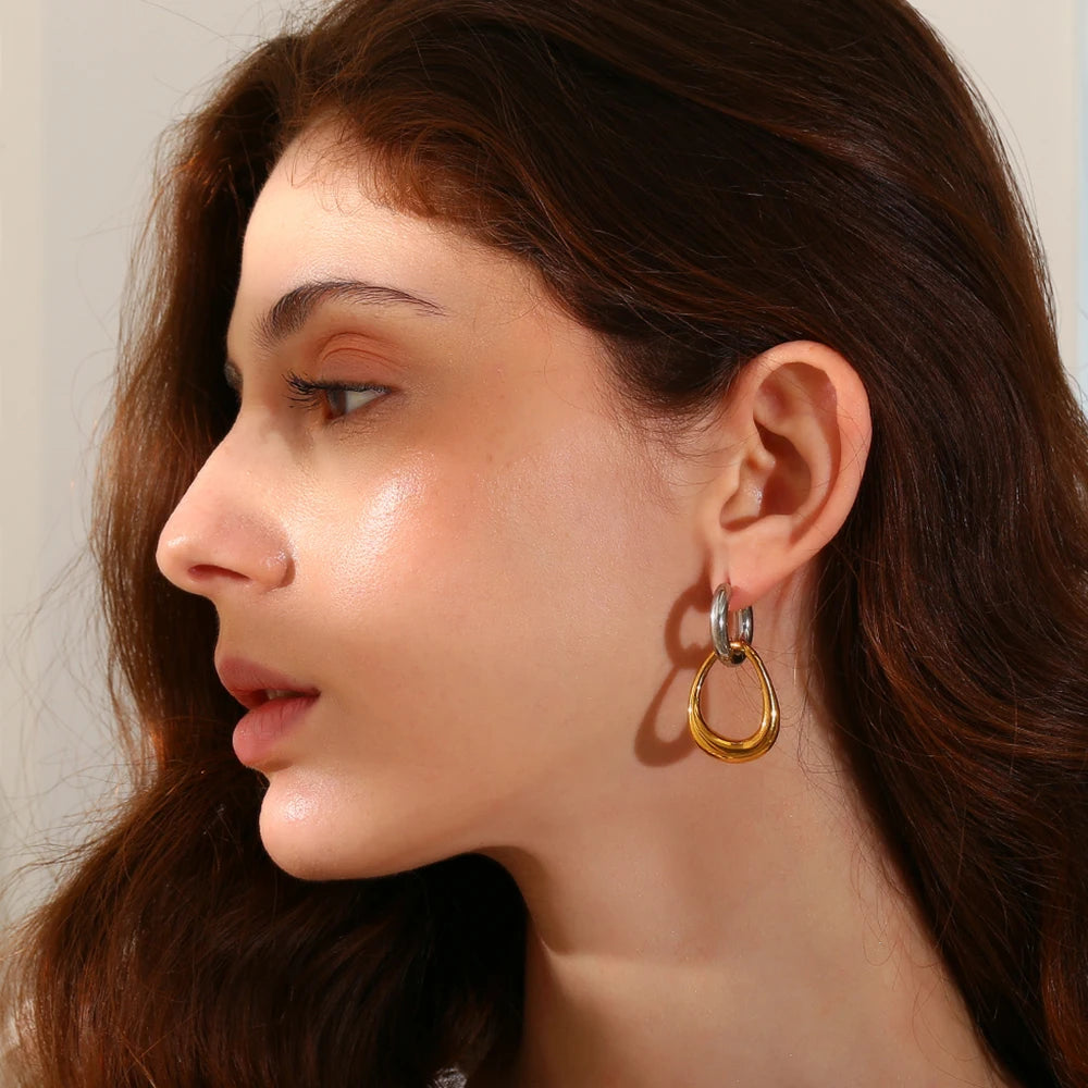 Brinco de Argola Banhado a Ouro