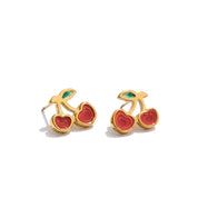 Conjunto de Colar e Brincos Pingente Banhado a Ouro 18k