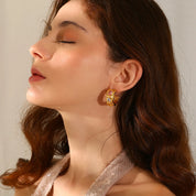 Conjuntos de Anéis Com pulseira Banhado a Ouro 18k