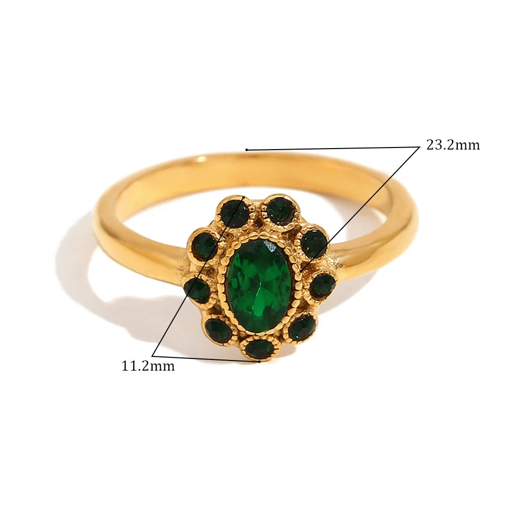 Anel de Pérola Elegante Luxuoso Banhado a Ouro