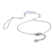 Pulseira de Corrente com Zircônia Feito a Mão Banhado a 18K
