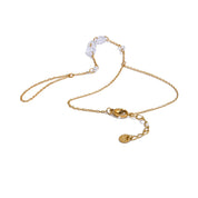Pulseira de Corrente com Zircônia Feito a Mão Banhado a 18K