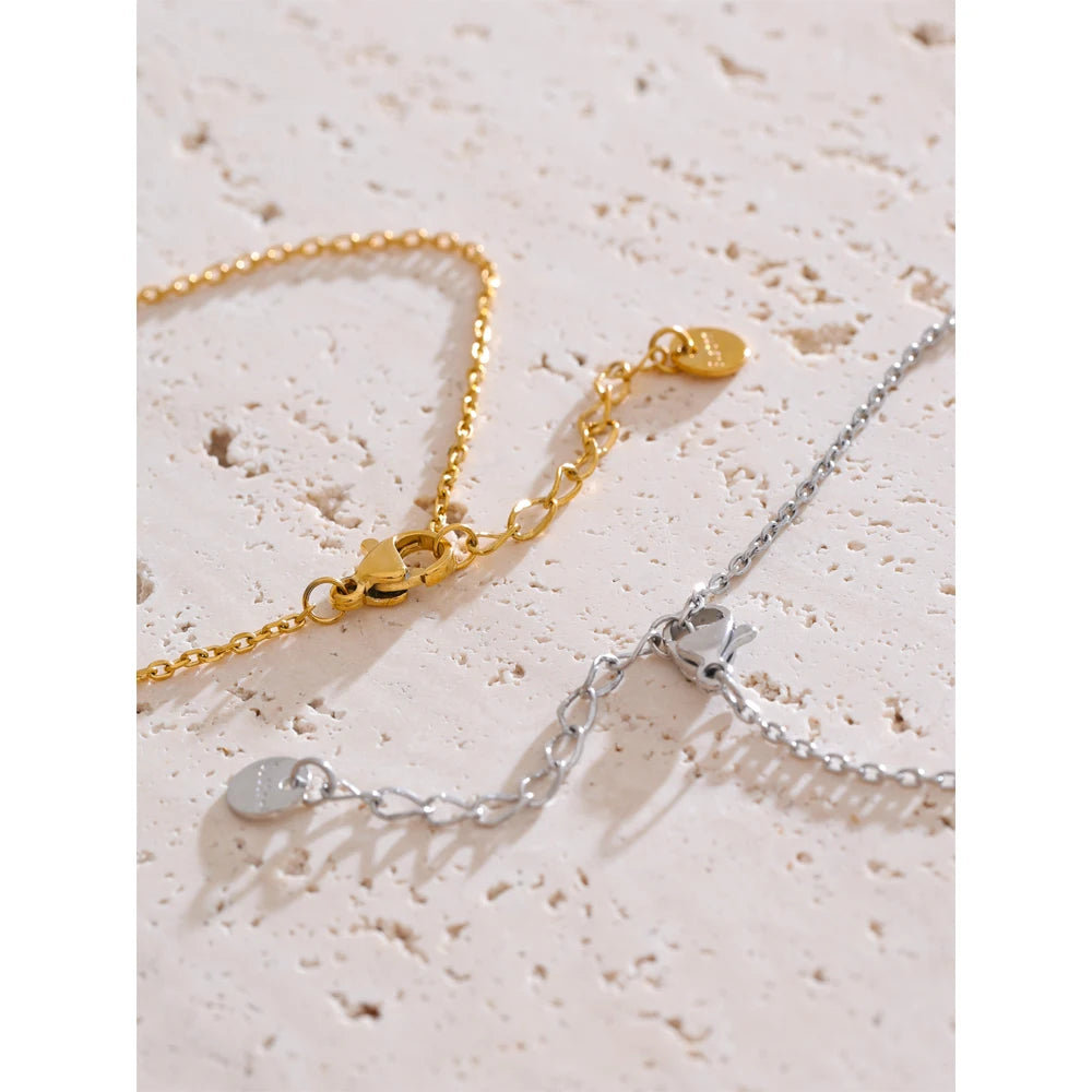 Pulseira de Coração com Corrente e Anel