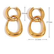 Brinco de Argola Banhado a Ouro