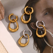 Brinco de Argola Banhado a Ouro