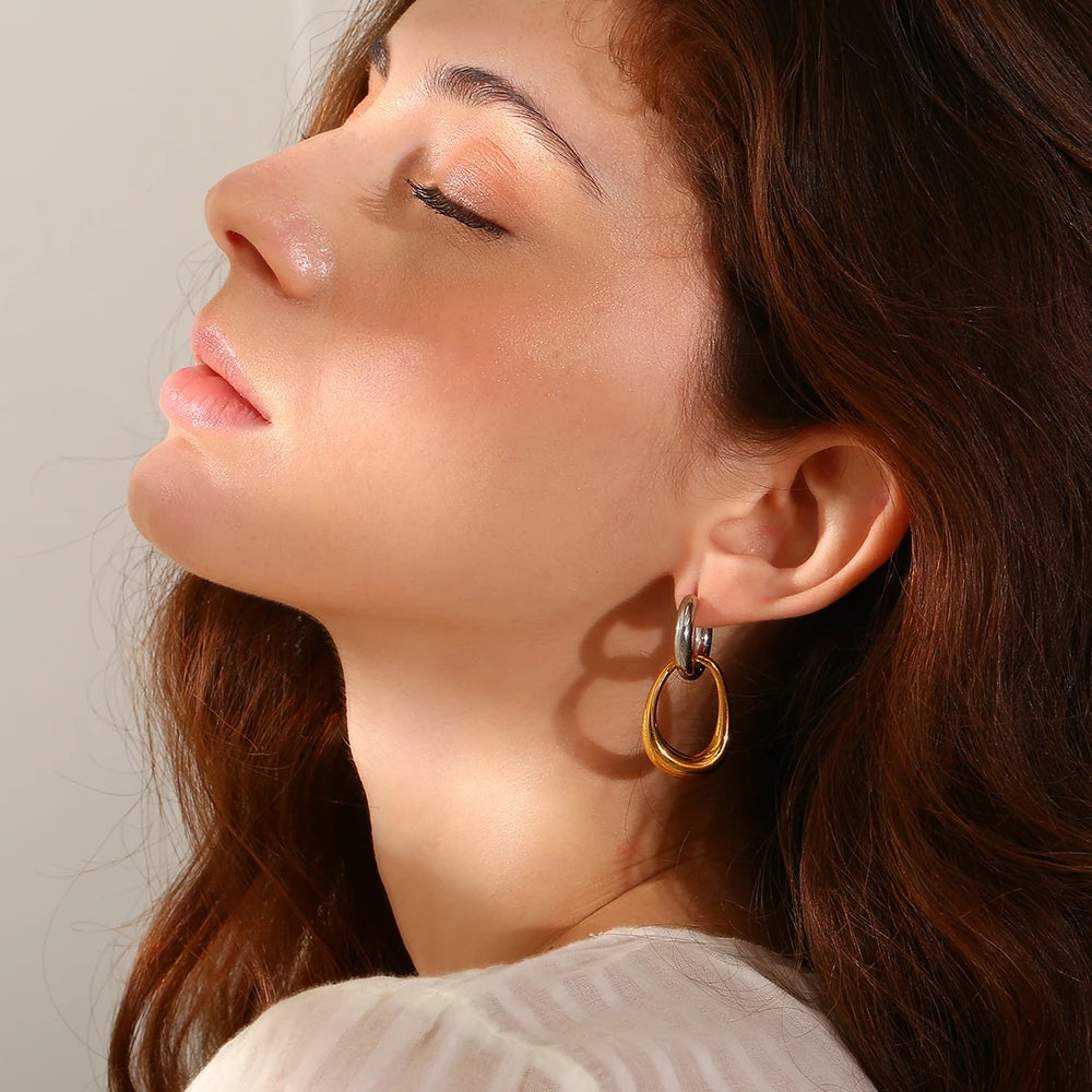Brinco de Argola Banhado a Ouro
