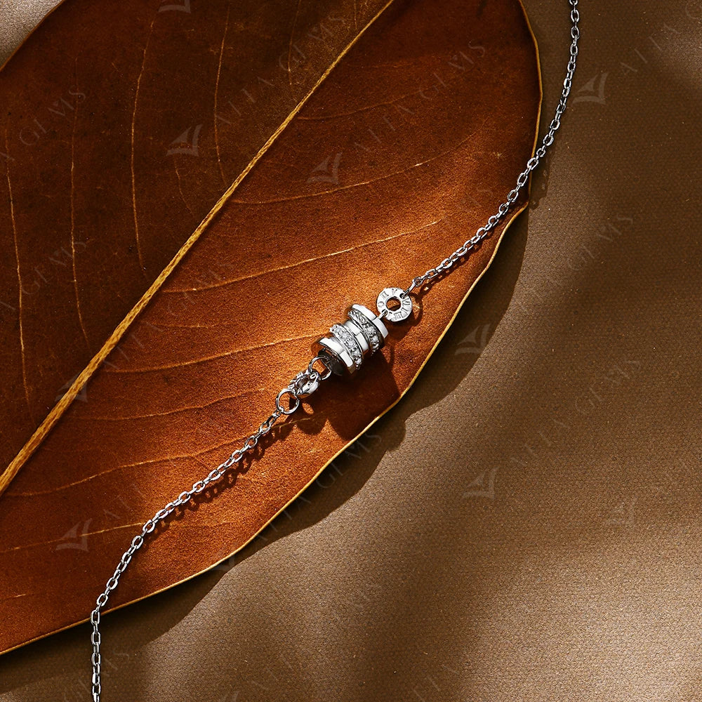 Pulseira de Moissanite Banhada a Ouro 18k