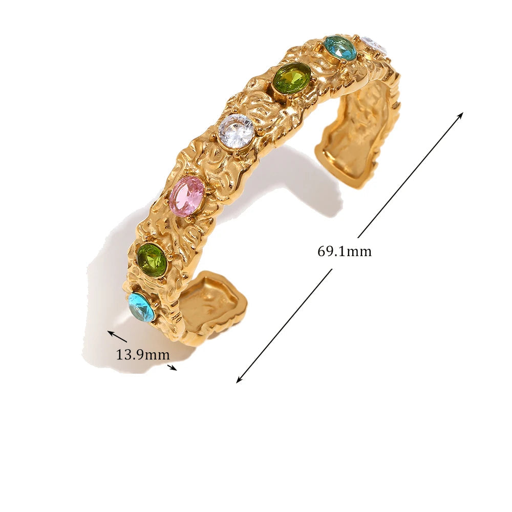 Conjuntos de Anéis Com pulseira Banhado a Ouro 18k