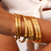 Pulseira Zircônia Banhado a Ouro