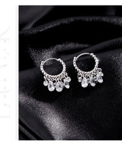 Brincos de Pendentes com Zircônias Brilhantes