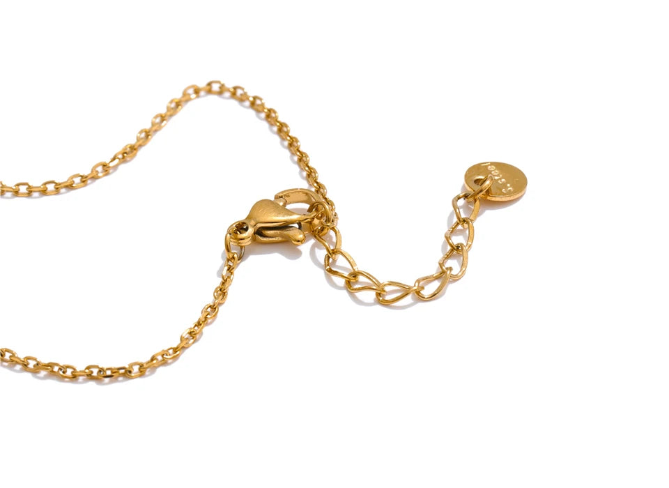 Pulseira de Coração com Corrente e Anel